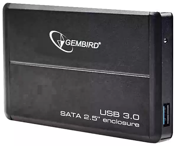 SSD та HDD кишені зовнішня Gembird EE2-U3S-2 USB 3.0 чорна - зображення 5
