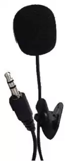 Фото товара Микрофон Gembird MIC-C-01 с прицепкой на одежду и аудио разъемом 3.5 мм, цвет микрофона черный