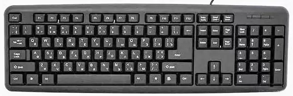 Клавіатура Gembird KB-103-UA Black PS/2 - зображення 5