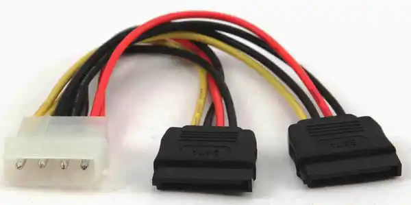Кабелі Gembird CC-Sata-PSY подвійний кабель живлення SATA, 15 см - зображення 5
