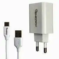 Фото товара Зарядное устройство iEnergy HC-27, 2xUSB, 2,4A + Cable Type-C