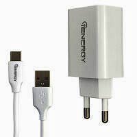 Фото товару Зарядний пристрій iEnergy HC-27, 2xUSB, 2,4A + Cable Type-C