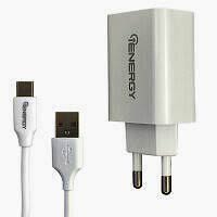 Фото товару Зарядний пристрій iEnergy HC-17, 1xUSB, 2A + Cable Type-C