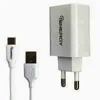 Фото товара Зарядное устройство iEnergy HC-27, 2xUSB, 2,4A + Cable MicroUSB