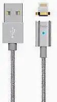 Кабелі USB Magnetic Cable iPhone, Silver - зображення 5
