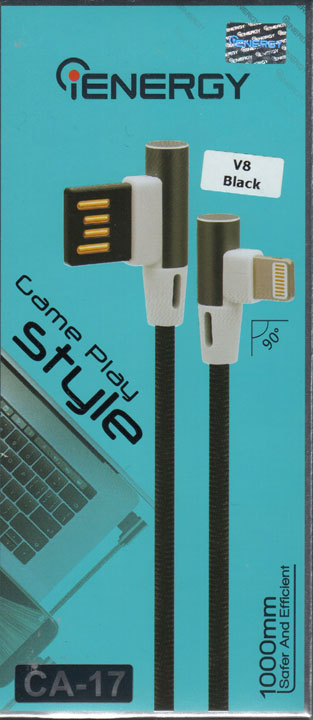 Кабель micro USB на USB 1 м чорний, Cable iENERGY CA-17, GAME PLAY - зображення 8