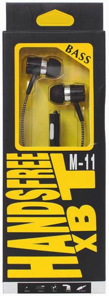 Наушники с микрофоном Handsfree XBT M-11 Вакуумные - изображение 1