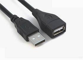 Фото товару Подовжувач USB2.0 Male на USB Female, 1,8 м