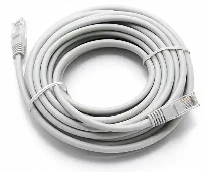 Кабель Патч-корд 30 м сірий, ATcom UTP, RJ45, Cat. 5e, для створення компʼютерної мережі та підключення інтернету до компʼютера, ноутбука, телевізора - зображення 5