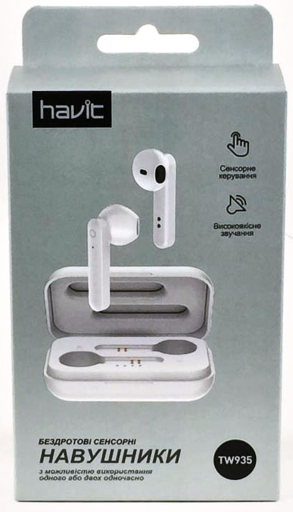 Наушники Havit HV-TW935 беспроводные белые - изображение 2