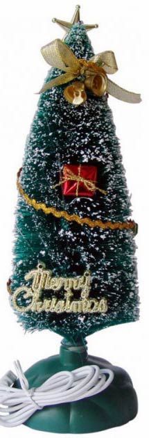 Настільна USB ялинка яка світиться Ewell Merry Christmas висота 26 см - зображення 6