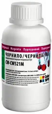 Чорнило CW-CW521M Magenta ColorWay 200 г, для принтерів Canon, універсальне - зображення 5