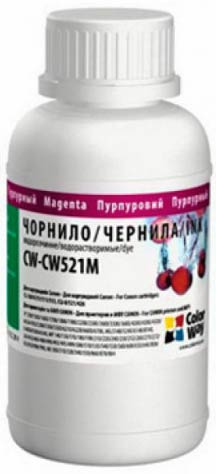 Чорнило CW-CW521M Magenta ColorWay 200 г, для принтерів Canon, універсальне - зображення 1