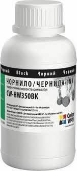 Чорнило CW-HW350BK Black Colorway 200 г для принтерів HP - зображення 6