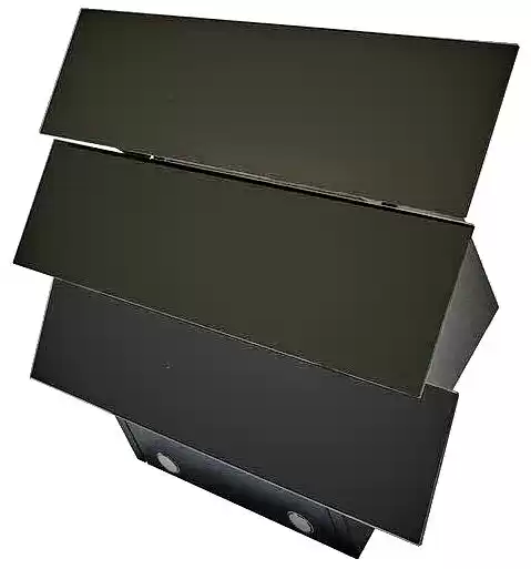 Витяжка кухонна Grunhelm GVN0 3521B похила, продуктивність 750 м3, розміри: 60ш*38в*44г см, пульт ДК, чорне скло, гарантія 2 роки, Туреччина - зображення 5