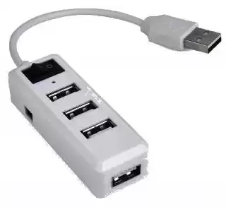 Фото товара USB-хаб Gembird UHB-U2P4-21 на 4 порта с кнопкой (USB 2.0)
