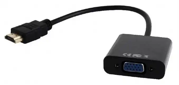 Перетворювач сигналу з HDMI на VGA з кабелем 10 см A-HDMI-VGA-03 Cablexpert - зображення 5
