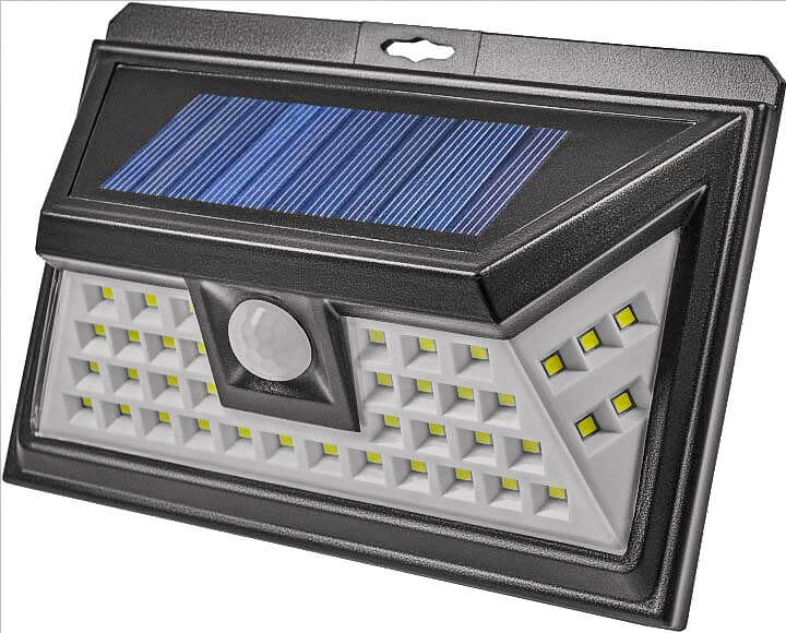Ліхтар Stark L-5-01 Li 44 шт. 2835 SMD. Сонячна панель Policrystaline Silicon 1 W (5,5 V, 180 mA), 1 акумулятор 2000 mAh, 270 г - зображення 1