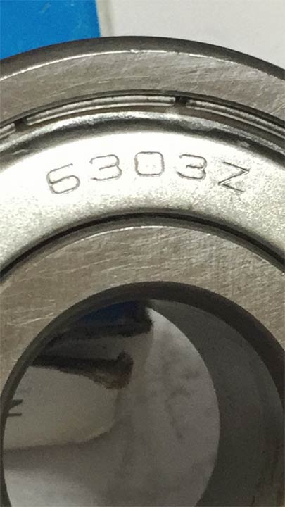 Підшипник DPI 6303-ZZ (80303) (Індія), Розміри: 16.9*47*14 мм - зображення 4