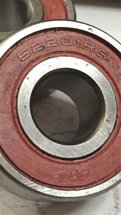 Підшипник АПП 62201-RS (180501), Розміри: 11.9*32*14 мм - зображення 4