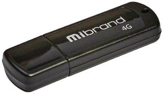 Фото товару Флешка 4 Гб Mibrand Grizzly 4Gb USB 2.0 Black