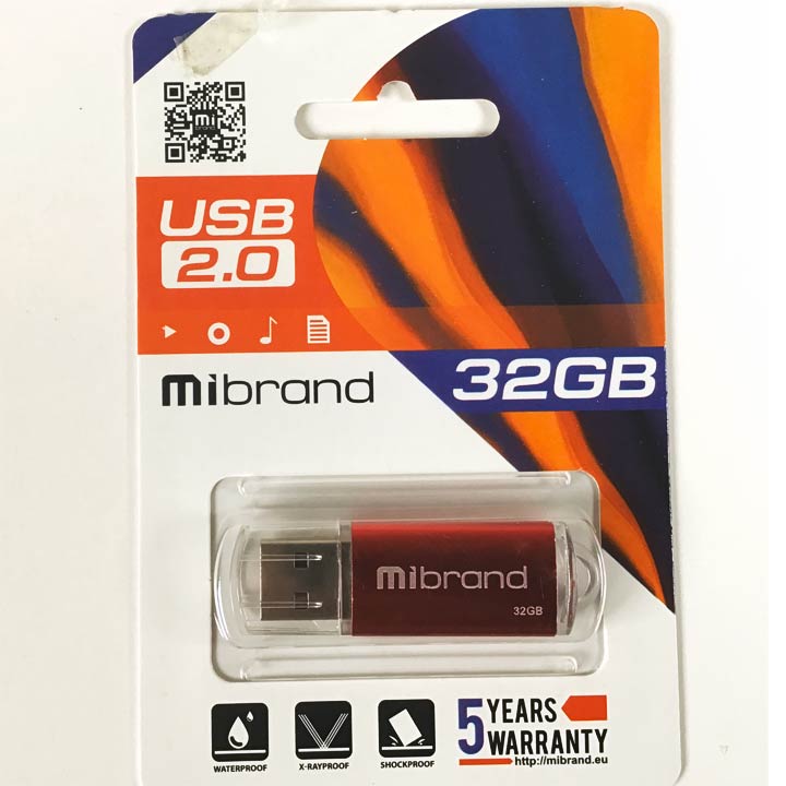 Флешка 32 Гб Mibrand Cougar SB 2.0 червона - зображення 6