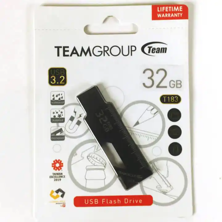 Флешка 32 Гб USB 2.0 Team Group Т183 чорна - зображення 5