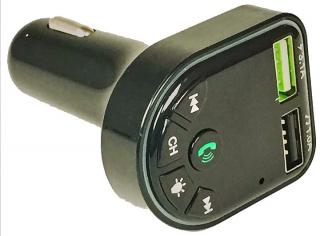 Фото товару FM модулятор Havit HV-FM810BT автомобільний з цифровим дисплеєм