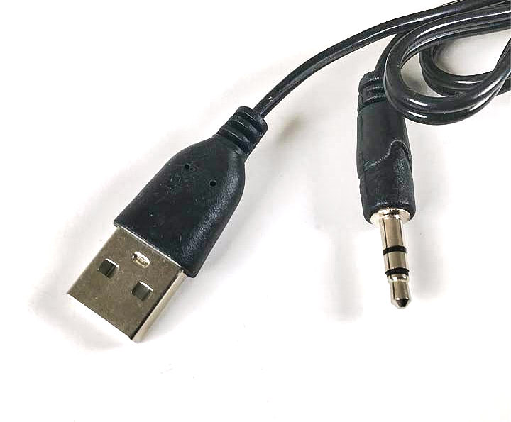 Колонки USB Havit HV-SK210 mini, черные с Led подсветкой, мощьность 2*3 Вт, размер 65*65*95 мм - изображение 3