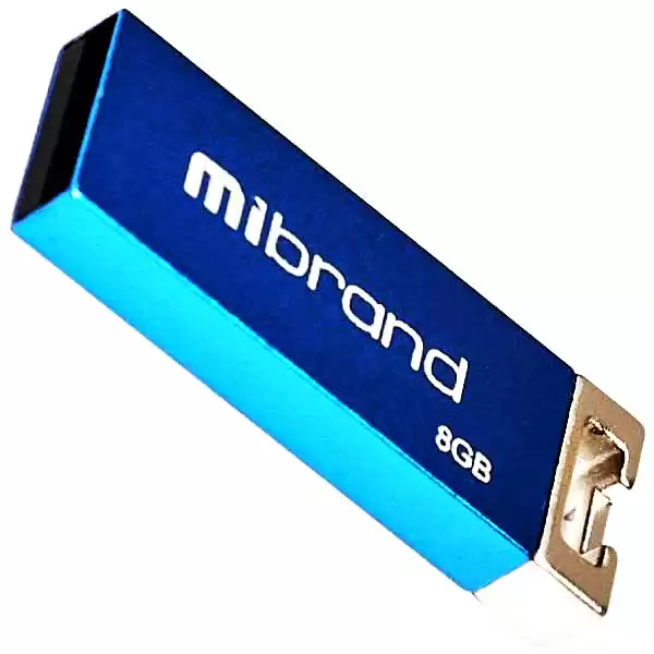 Флешка 8 Гб Mibrand Chameleon USB 2.0 синя - зображення 5