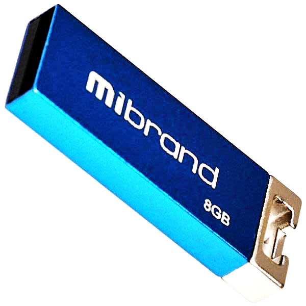 Флеш память USB Mibrand Chameleon 8Gb USB 2.0 синяя - изображение 1