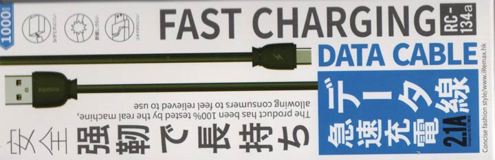 Кабелі USB2.0 Male на Type-C Male 1 м Remax RC-134a - зображення 6