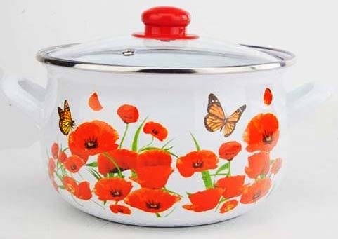 Кастрюля Gusto Маковое поле 16 см, 2.1 л - изображение 1