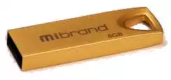 Фото товара Флеш память USB Mibrand Taipan 8Gb USB 2.0 золотистая