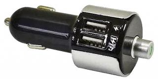 Фото товару FM модулятор G9, 2 USB чорний