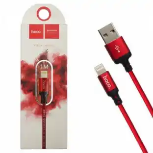 Кабель з USB до micro USB Hoco X14 1 м червоно-чорний - зображення 5