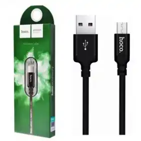 Кабель micro USB на USB 2,4 А, 1 м, чорний. Hoco X14 - зображення 5