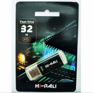 Фото товару Флешка 32 Гб USB 2.0 Hi-Rali Rocket Black