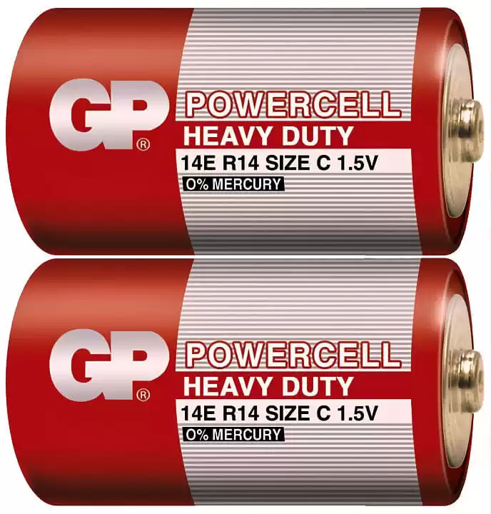 Батарейка D R20, GP Peak Power PP13E-S2, 1,5 V, сольова, уп. 2/1, аналоги: LR20, UM1, 13, 14, 14D - зображення 5