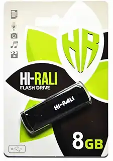 Фото товара Флеш память USB 2.0 8Gb Hi-Rali Stark Black