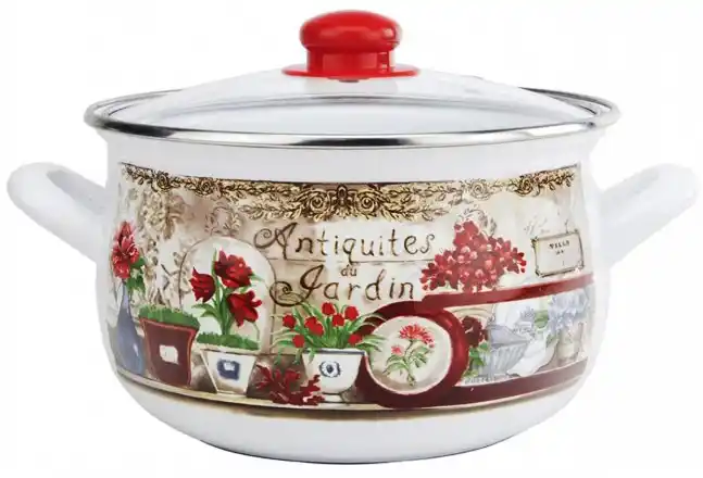 Каструля GUSTO Квітковий сад 20 см 4 л - зображення 5