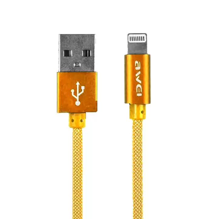Кабелі USB Male на iPhon, AWEI CL-910, 1.2 м - зображення 5