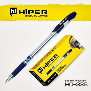 Фото товару Ручка масляна чорна 0.7 мм Hiper Max Writer