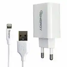 Фото товара Зарядное устройство iEnergy HC-17, 1xUSB, 2A + Cable Lighting