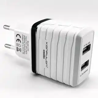 Фото товара Зарядное устройство Konfulon C32 220V на 2*USB, 2,4A