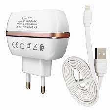 Зарядний пристрій Konfulon C-23+S32 2,4 А, 2xUSB, Cable Lighting - зображення 7