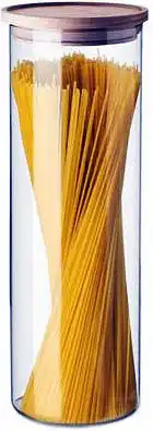 Ємність скляна з бамбуковою кришкою VITTORA 1,3 л - зображення 5