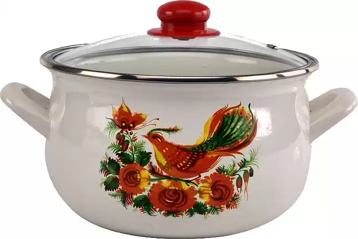 Каструля GUSTO Жар-птиця 22 см 5,1 л - зображення 5