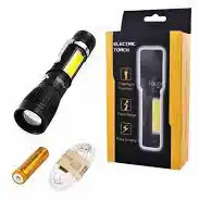 Ліхтарик Police WD224/2545-T6+COB, ЗУ microUSB, 1x18650, zoom, затискач, Box - зображення 5