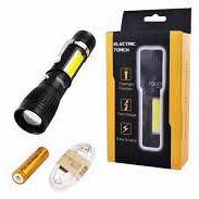 Ліхтарик Police WD224/2545-T6+COB, ЗУ microUSB, 1x18650, zoom, затискач, Box - зображення 6